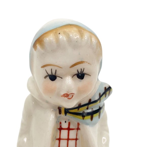 Vtg Salt Pepper Shaker Boy Girl Couple Japan Figurine Cake Topper Anniversary - Picture 9 of 16